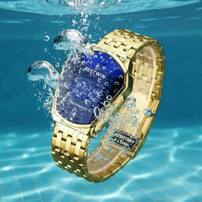 Relojes de lujo: elegancia dorada ⚜️ ¡y tecnología táctil inteligente que cautiva a todos!