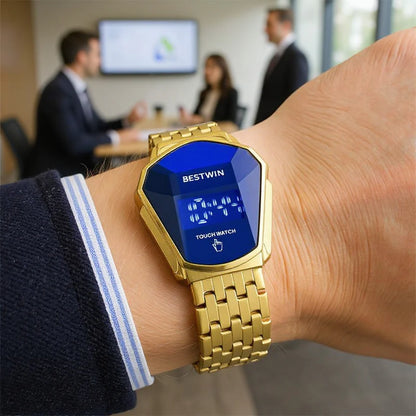 Relojes de lujo: elegancia dorada ⚜️ ¡y tecnología táctil inteligente que cautiva a todos!