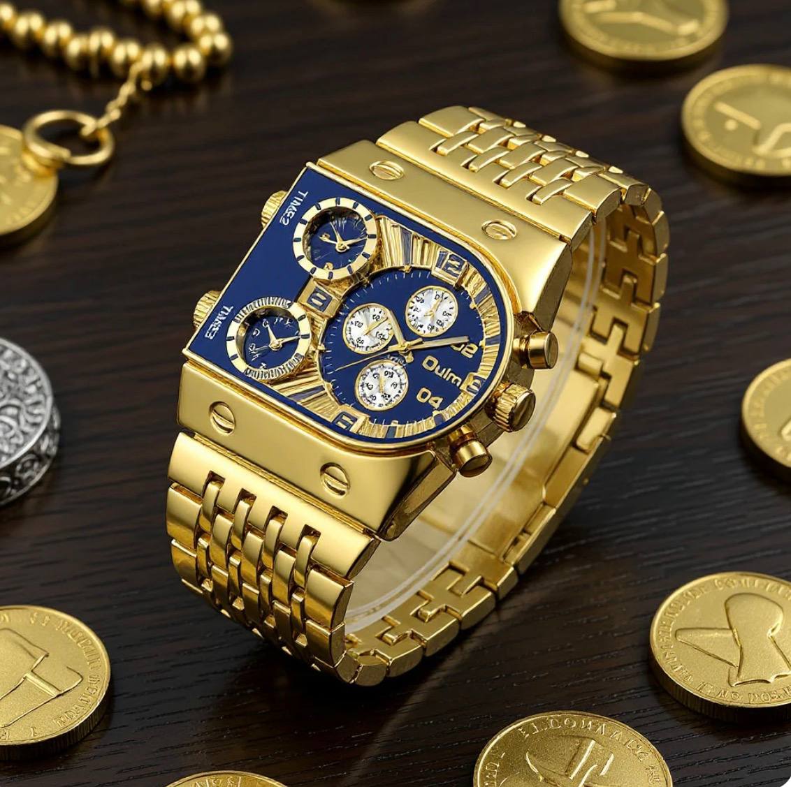 Reloj Oulm moderno para hombre