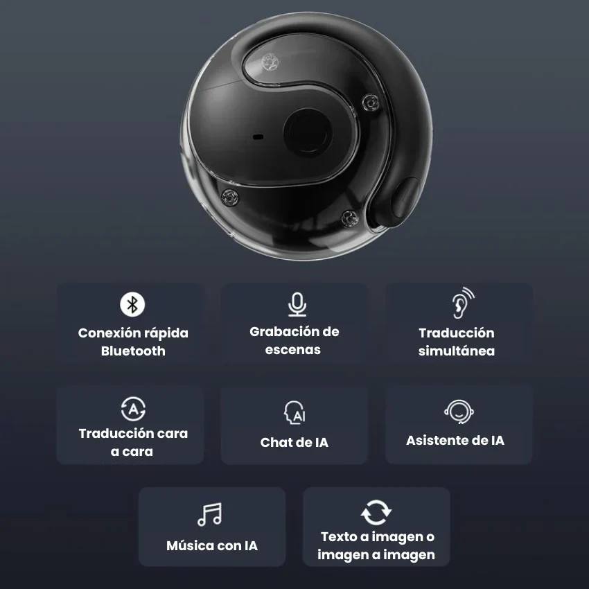 omniTalk™ – Auriculares Traductores TODO-en-1